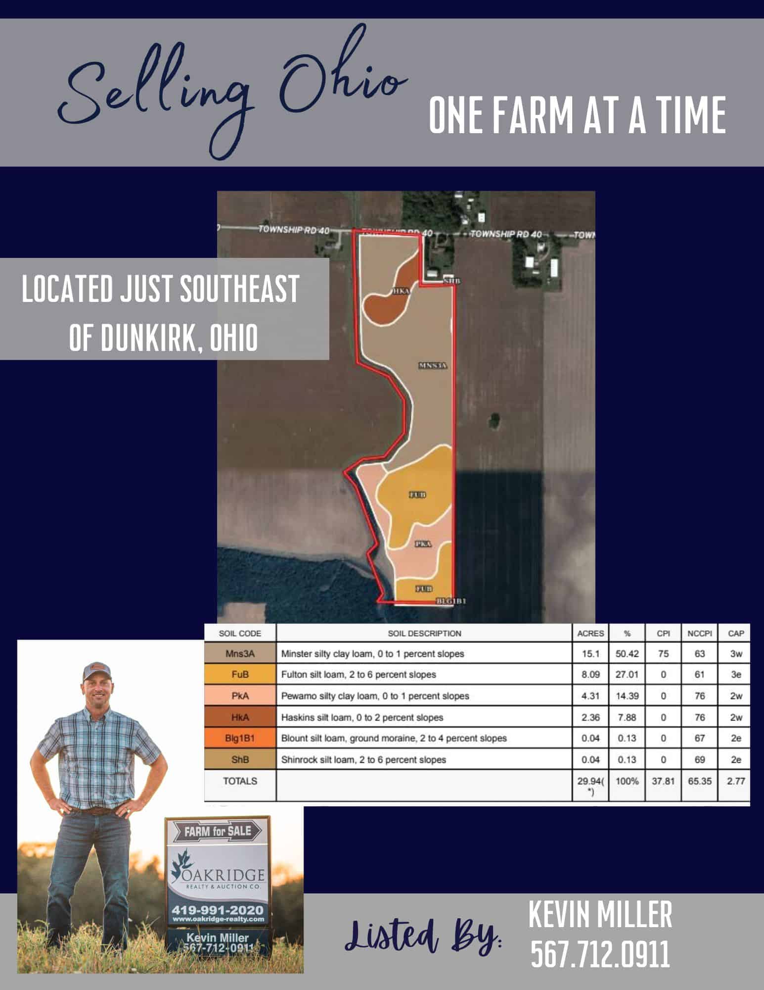 33+/- Acre – Hardin County Farm