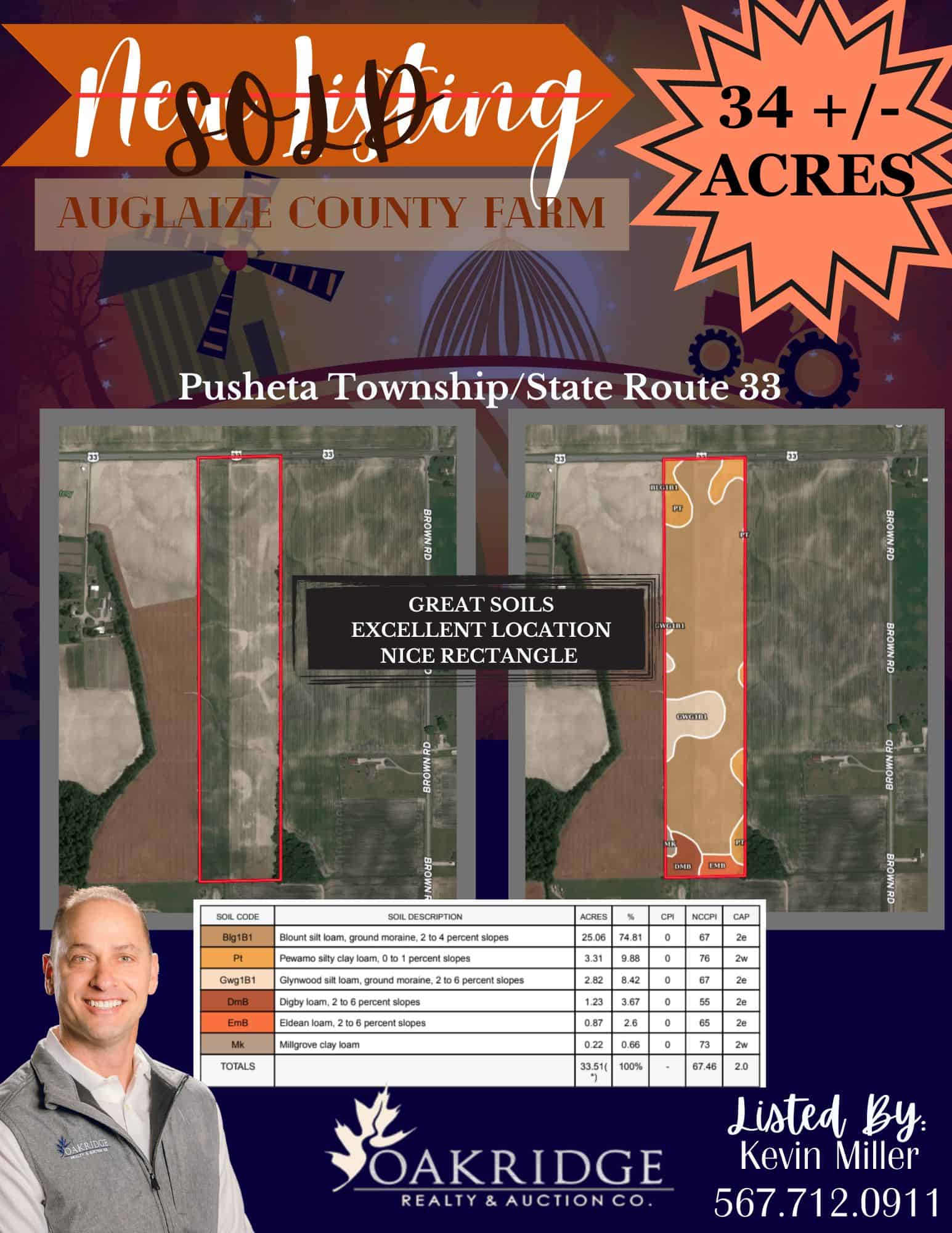 34+/- Acre Farm