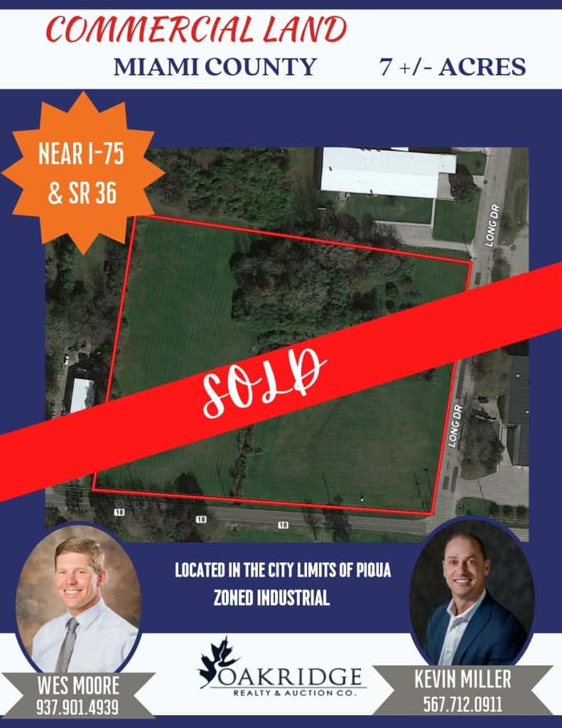 7+/- Commercial Acres, Miami County