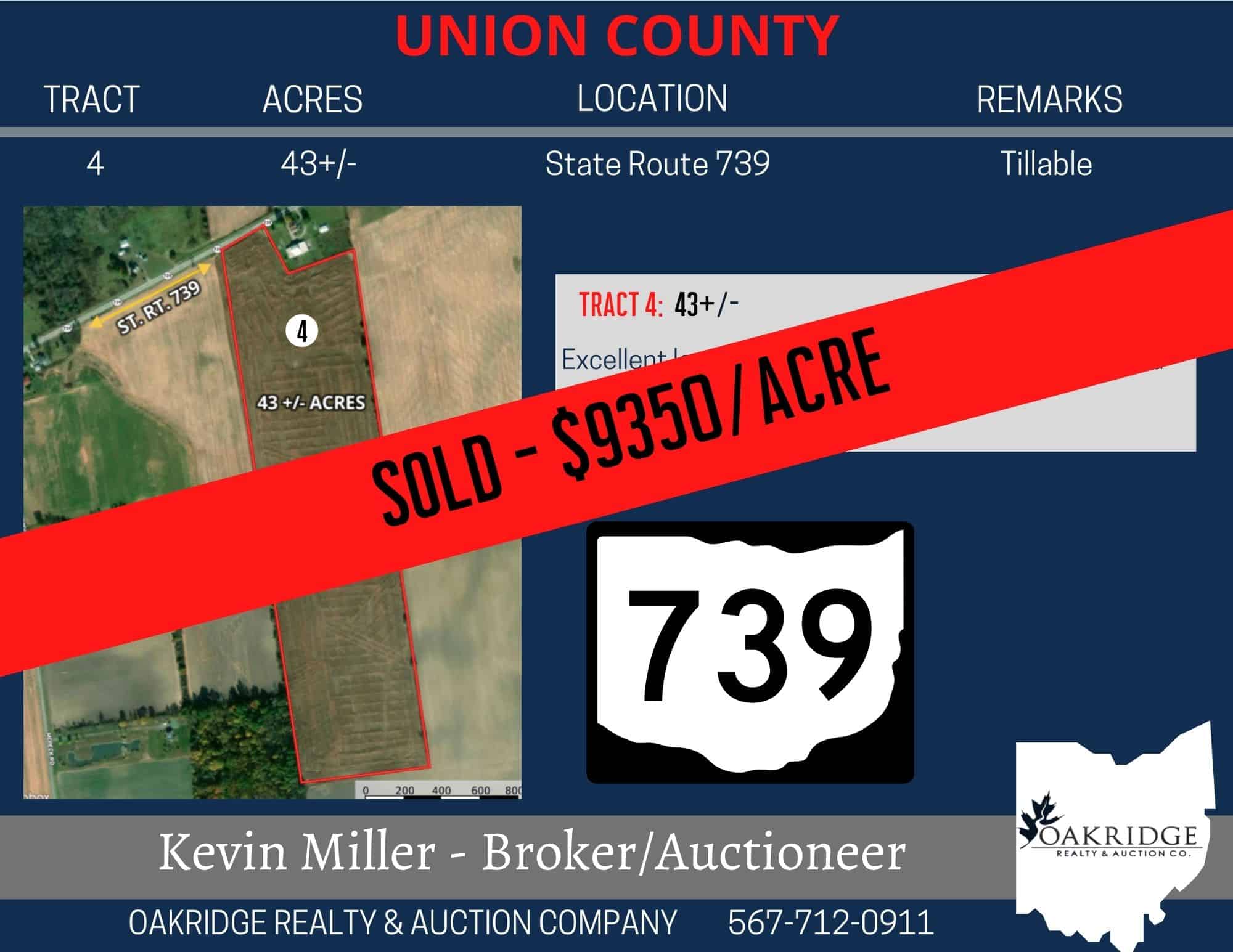 762+/- Acre Ohio Farmland Auction