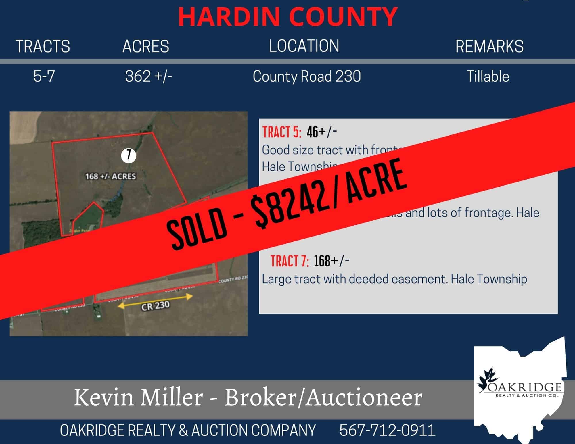 762+/- Acre Ohio Farmland Auction