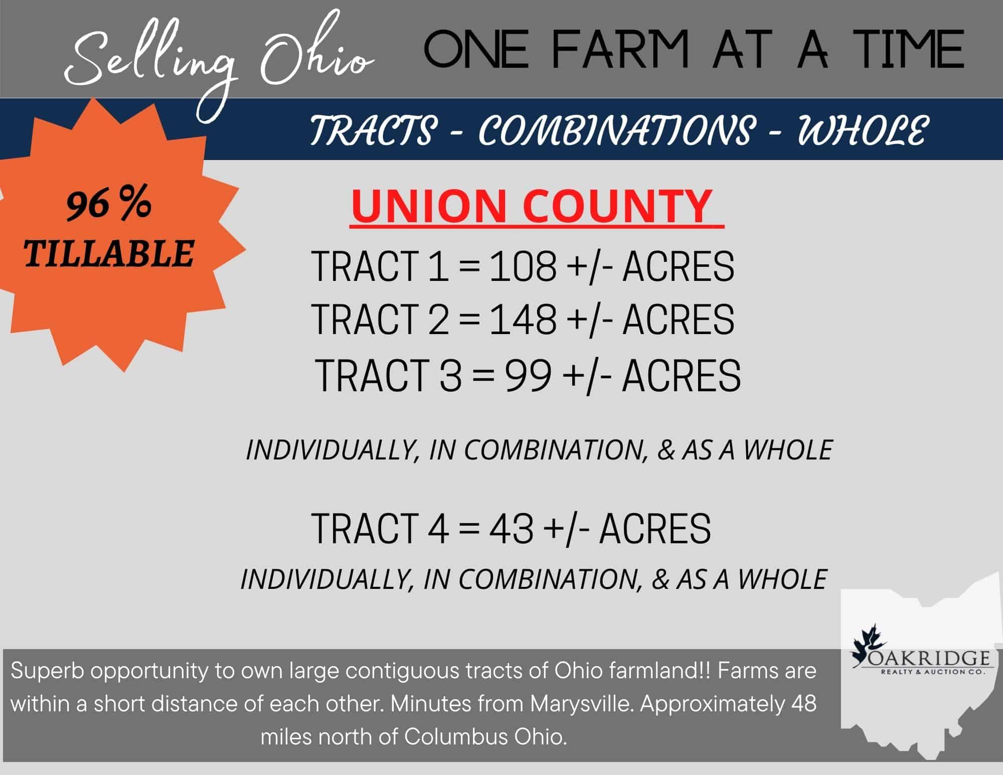 762+/- Acre Ohio Farmland Auction