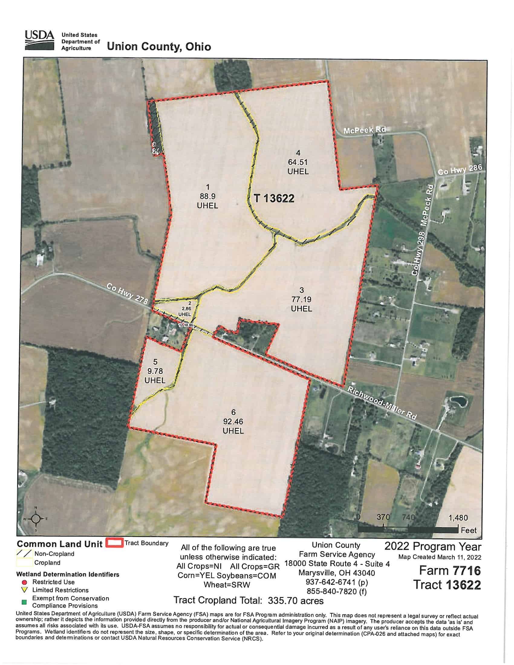 762+/- Acre Ohio Farmland Auction