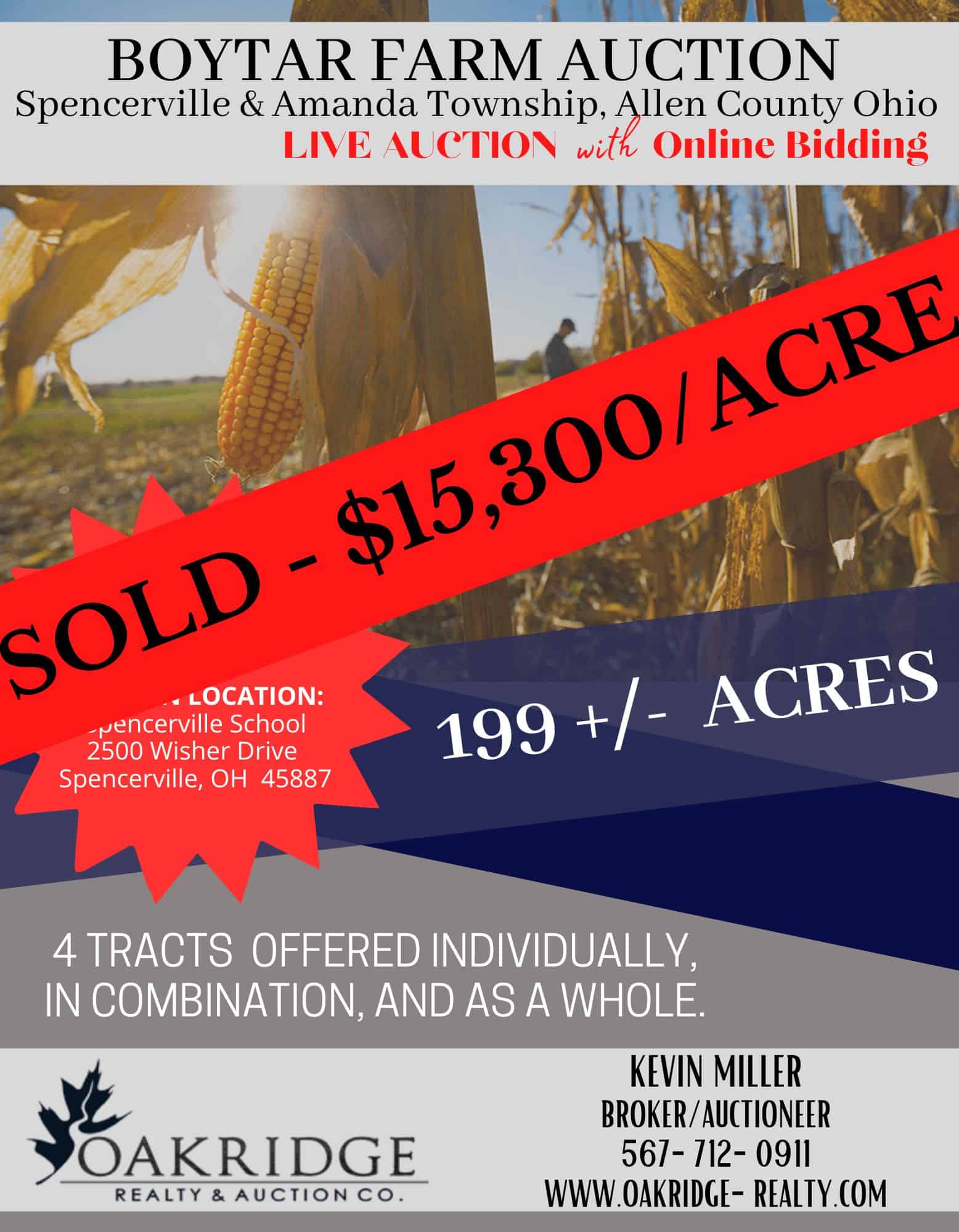 Boytar Farm Auction 199+/- Acres