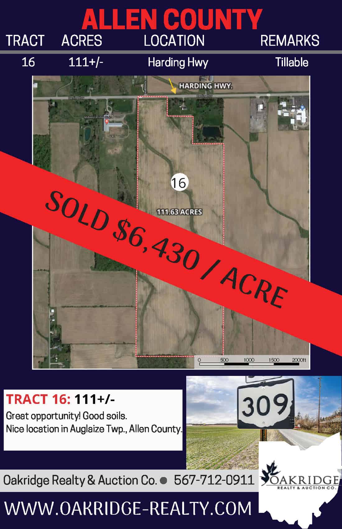 MAJOR LAND AUCTION- 1,155+/- TOTAL ACRES