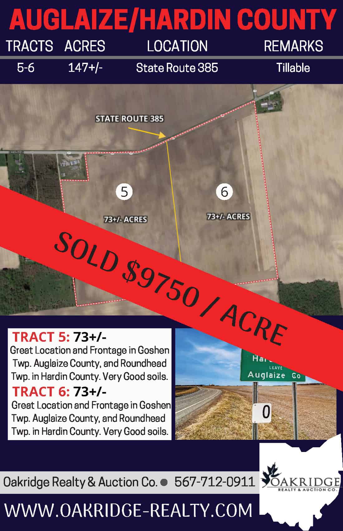 MAJOR LAND AUCTION- 1,155+/- TOTAL ACRES