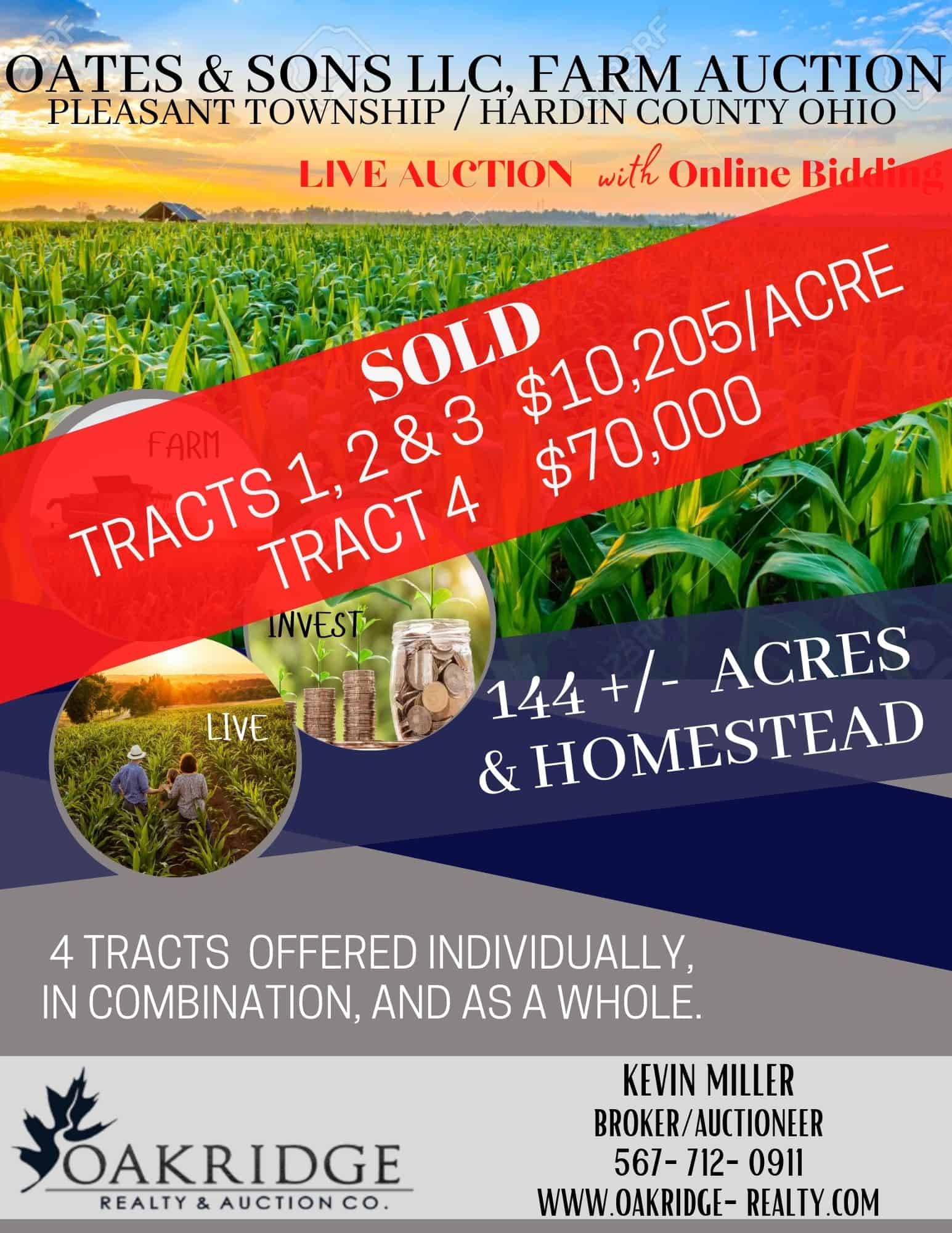 Oates & Sons, LLC Farm Auction