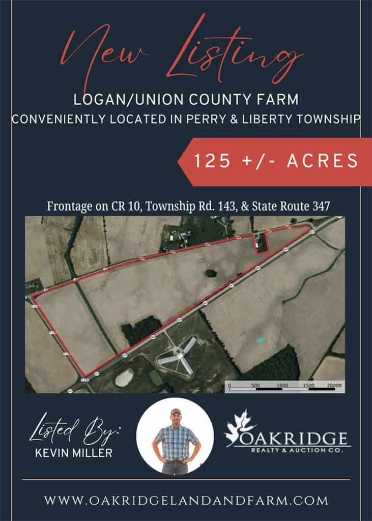 125+/- Acre Logan/Union County Farm