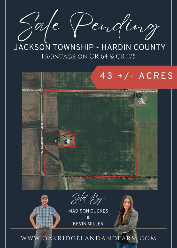 43+/- Acres Hardin County - Jackson Township