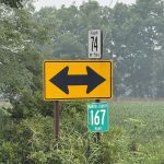 Track 2 Road Sign